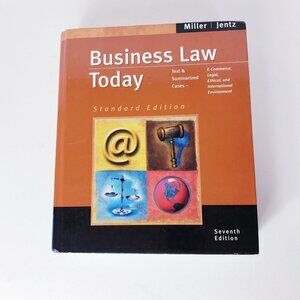 BUSINESS Law Today Standard Edition 7th Edition, Miller/Jentz